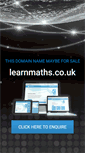 Mobile Screenshot of learnmaths.co.uk